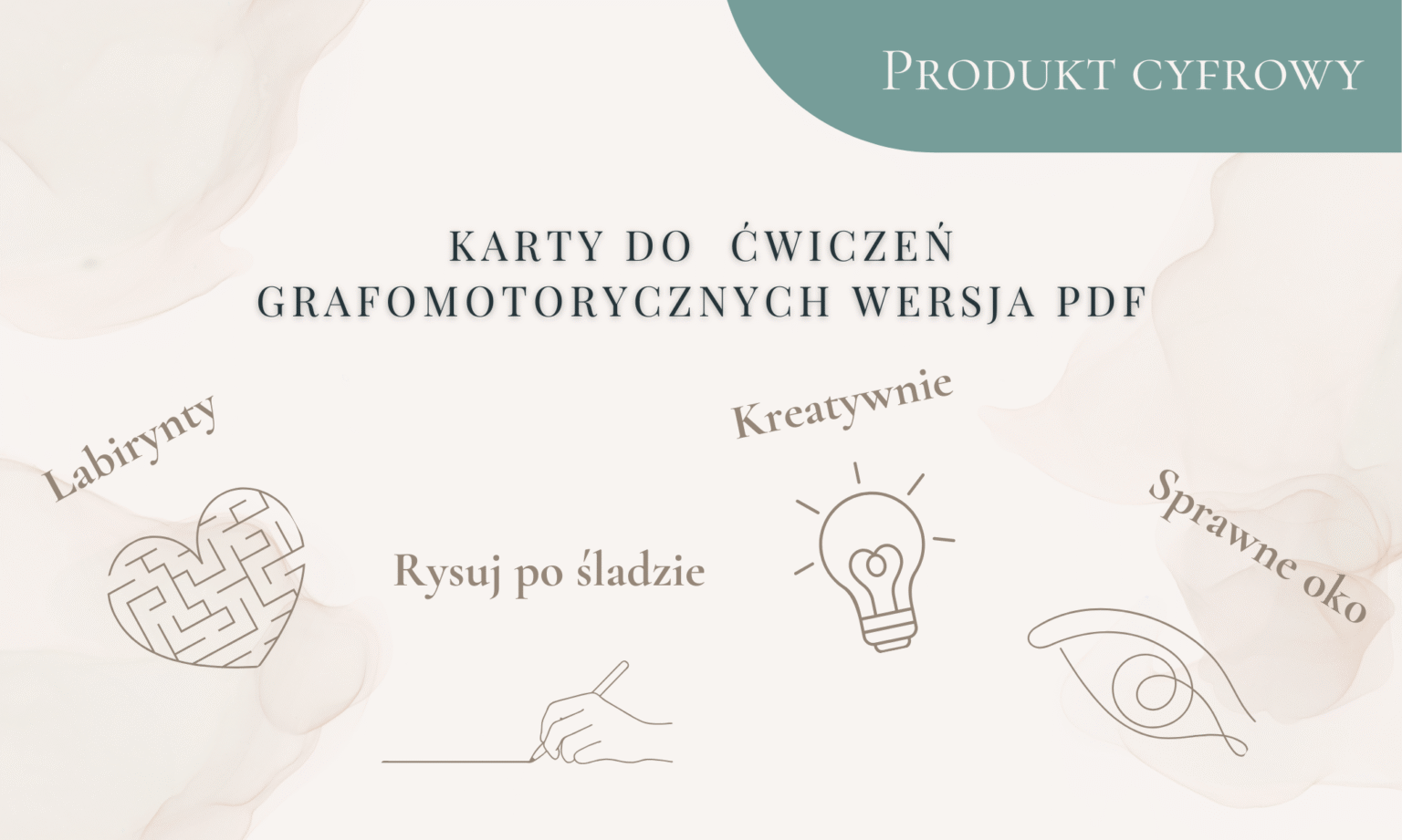 Karty grafomotoryczne dla dzieci w wieku 3-6 lat